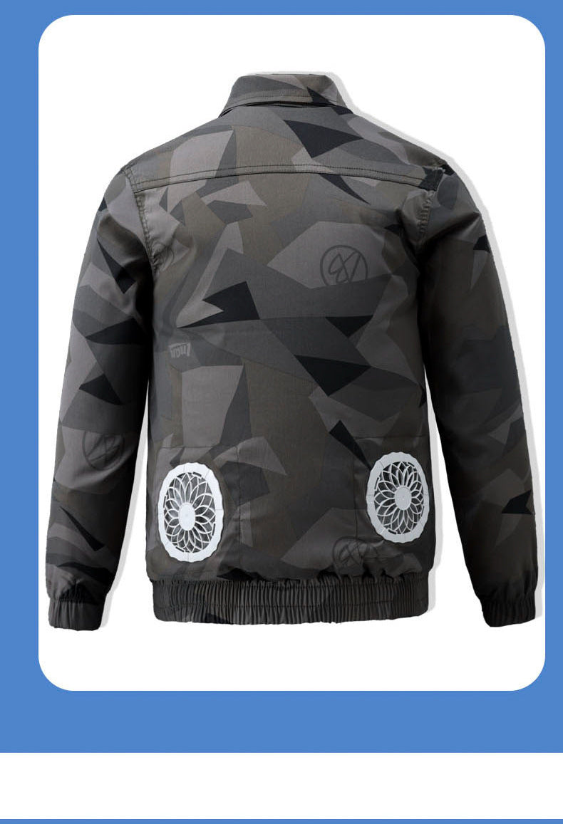 Summer Cooling Air-Conditioned Clothing for Men, Refrigeration Clothing with Fan, Welding Site Heatstroke Prevention Labor Protection Work Clothes