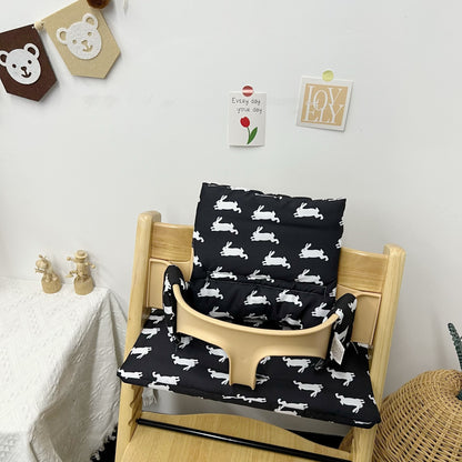 Ins Nordic Style Baby Dining Chair Children's Growth Chair Cushion Baby Dining Chair Cushion Waterproof and Urine-proof Sitting