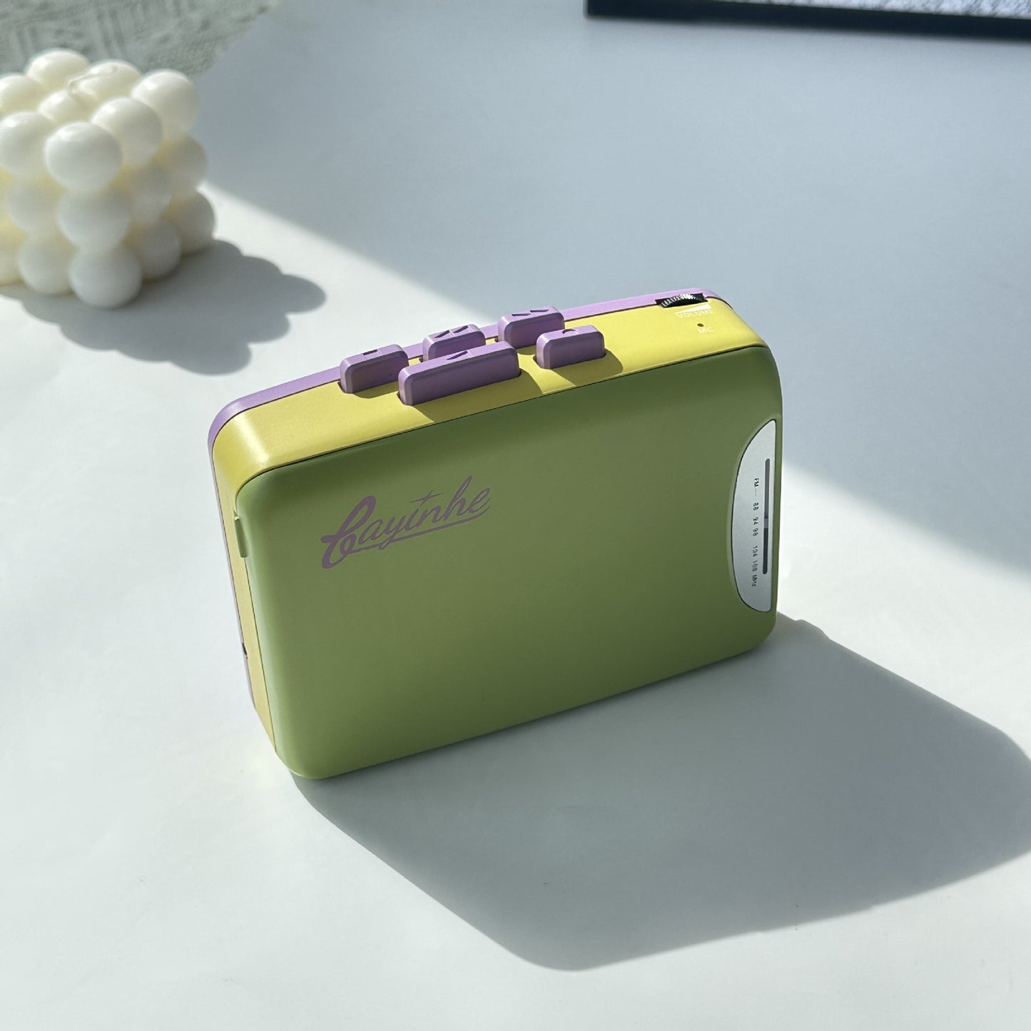 Bayin Box Cross-Border Transparent Retro Tape Player Recorder Walkman Headphone Player Tape Player Radio
