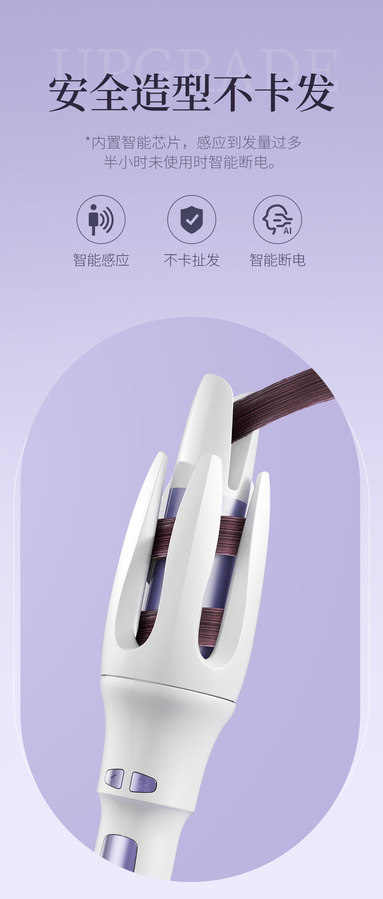 Full-automatic double card slot curling irons artifact lazy people do not hurt their hair electric rotating big wave dormitory lasting shaping