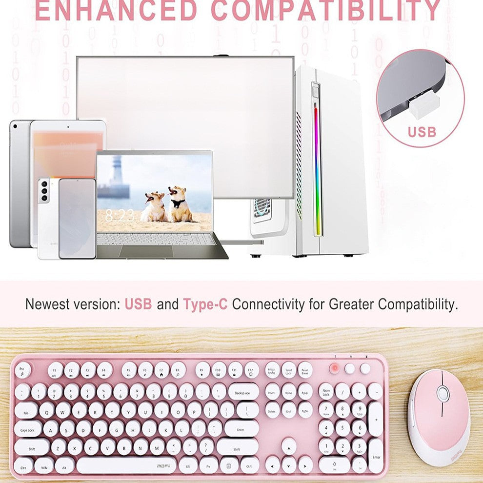 MOFII Skyscraper Hand 2.4G Wireless Keyboard Mouse Laptop Office Wireless Keyboard Mouse suit