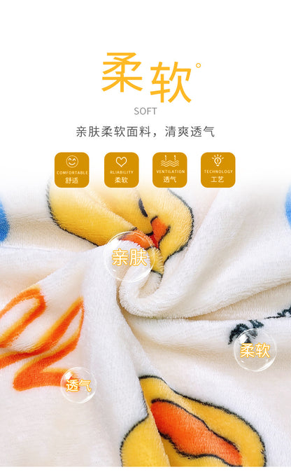 Men's and Women's Flannel Pajamas suit Autumn and Winter Middle and Big Children's Warm fleece-lined Thickened Autumn Clothes and Pants Home Clothes