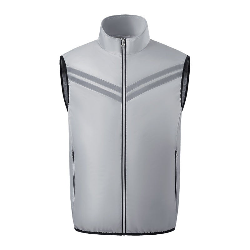 Cross-Border Supply of Intelligent Heatstroke Prevention Refrigeration Air-Conditioning Clothing Summer Cooling Fan Vest Outdoor Sun Protection Ice Vest Clothing