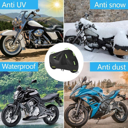 Motorcycle cover rainproof sunscreen 210D car jacket cover thickened Oxford cloth dust cover built-in anti-theft buckle car jacket cover