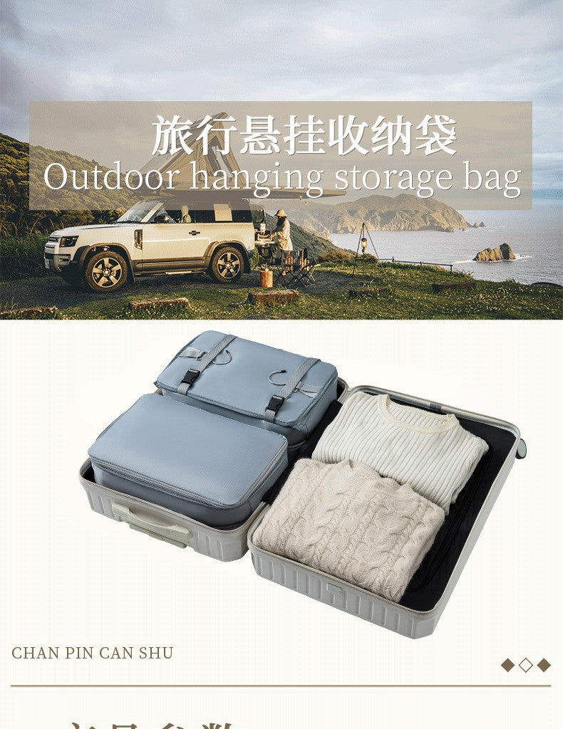 Amazon Outdoor Storage Travel Organizer Hanging Bag Suitcase Multifunctional Wardrobe Hanging Clothes Storage Bag
