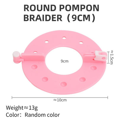 Ready-Made Wool Pom-Pom Maker Handmade Wool Ball Tool Accessories Household Color Knitting Machine