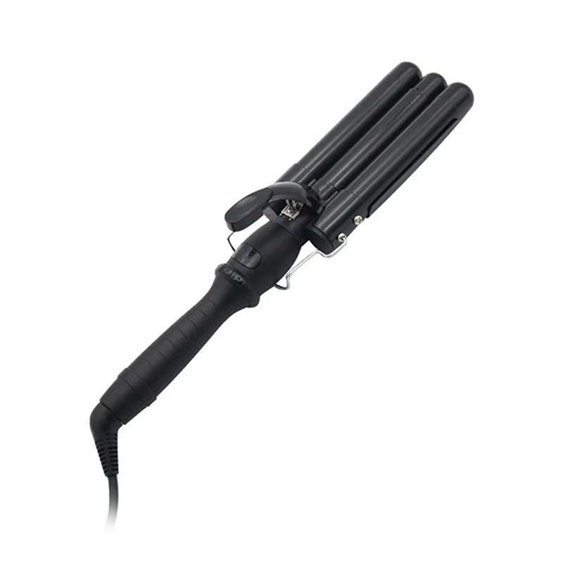 Hot sale three-tube curling iron three-rod curling iron water ripple hairdressing stick egg roll electric splint iron big wave