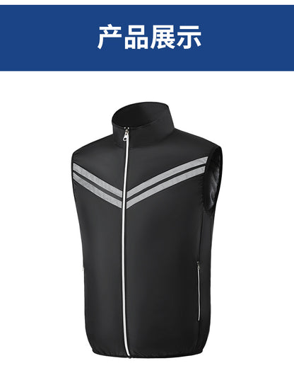 Cross-Border Supply of Intelligent Heatstroke Prevention Refrigeration Air-Conditioning Clothing Summer Cooling Fan Vest Outdoor Sun Protection Ice Vest Clothing