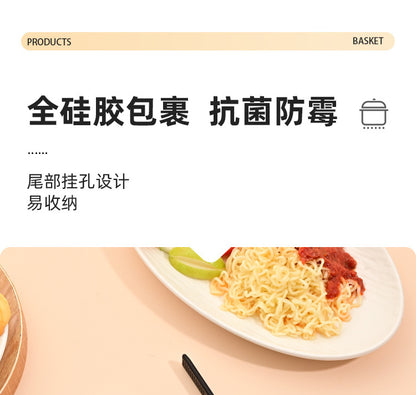 Silicone food clip steak V clip salad clip kitchen high temperature food barbecue bread food fish shovel clip