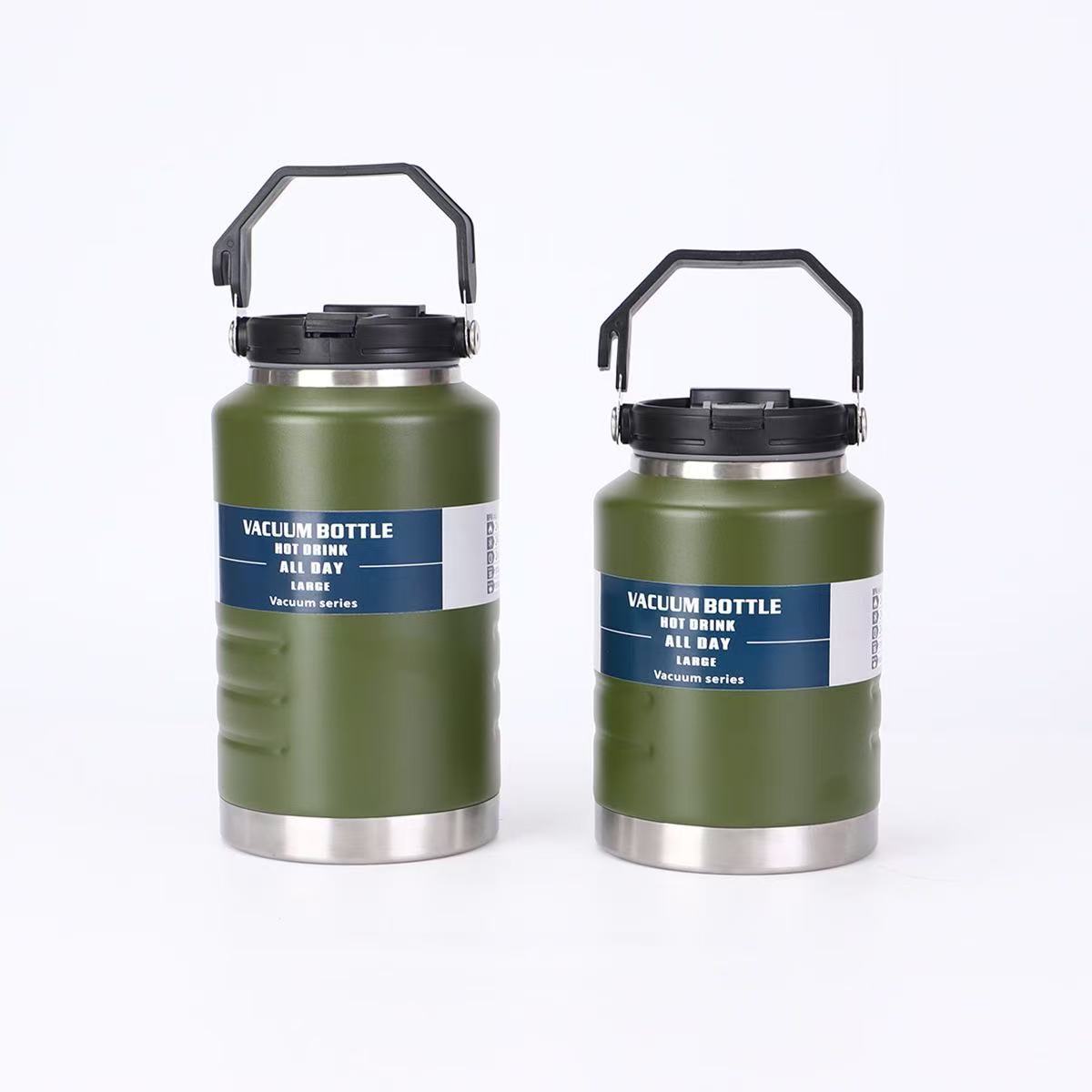 Cross-Border New 304 Stainless Steel Thermos Cup Large Capacity Ton Barrel Outdoor Portable Ice Bucket Wholesale