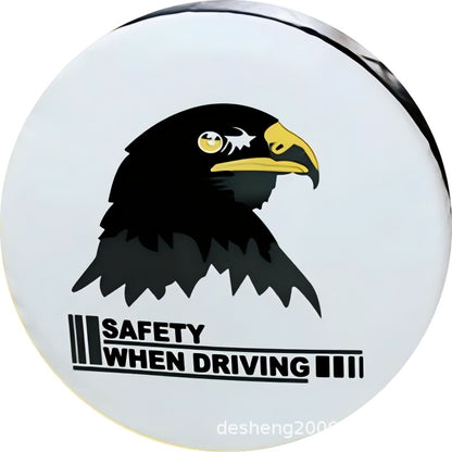 Source factory car tire protective cover tire cover spare tire cover protective cover thickened tire cover all black tire cover