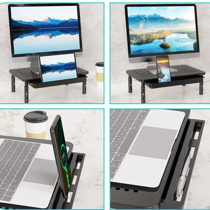 Spot Computer Display Heightening Base Height Adjustable Tool-Free Installation Monitor Heightening Stand