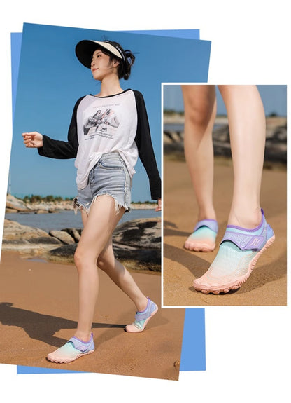 New beach shoes men's and women's anti-sand quick-drying sea-catching reef shoes seaside can be launched wading water-tracing non-slip fishing shoes