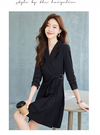 Gao Ding Light Luxury Suit dress Women's 2024 New Business Wear Business Commuter Gold Store Sales Department Work Clothes