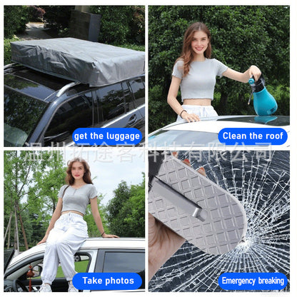 Car Assist Pedal for Climbing onto the Roof, Door Pedal, Car Door Step, Lightweight and Foldable
