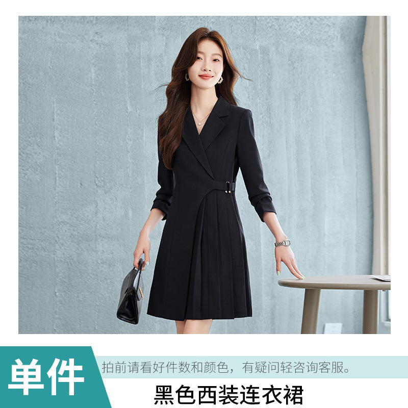 Gao Ding Light Luxury Suit dress Women's 2024 New Business Wear Business Commuter Gold Store Sales Department Work Clothes