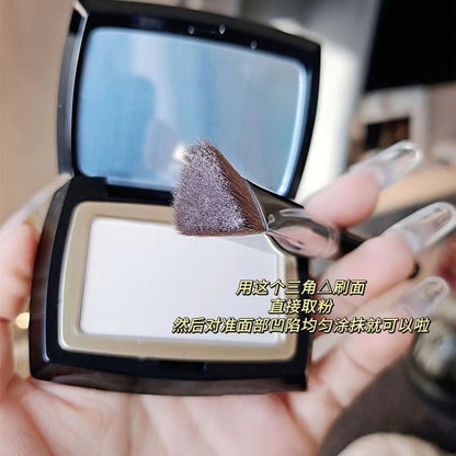 Cangzhou Makeup Brush, Oblique Triangle Iron, Highlight Brush to Brighten Tear Troughs, Middle Nasolabial Folds Brush, Eye Head Traceless Concealer Brush
