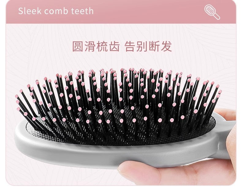 Comb Women's Household Portable Straight Hair Comb Airbag Comb Men's Curly Hair Massage Meridian Fluffy Hollow Cleaning