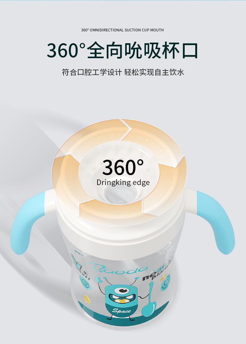 Baby music source factory wholesale custom sip cup baby sip drinking cup children's cup lip control learning cup