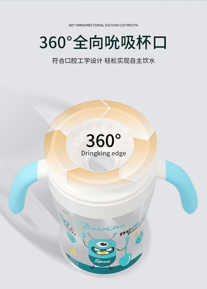 Baby music source factory wholesale custom sip cup baby sip drinking cup children's cup lip control learning cup