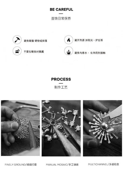 Guan Yu S925 Silver Needle Natural Tourmaline Earrings Flower Ear Hooks Gemstone Factory Wholesale Dropshipping S2053101