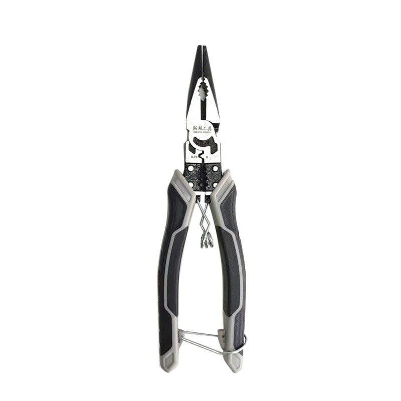 German-Style Multi-Functional Hand Pliers, Industrial-Grade Eccentric Wire Pliers, Needle-Nose Pliers, Diagonal Nose Pliers, Electrician's Special Pliers for Wire Stripping