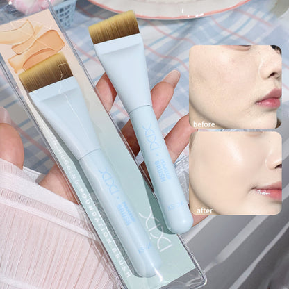 Xixi Flat Foundation Brush Ultra-Thin Flat Head Angled Makeup Brush That Doesn'T Absorb Product Concealer Makeup Brush Beauty Tool for Setting Makeup
