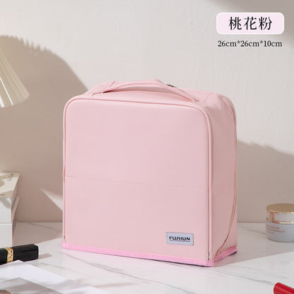 Stand-Up Cosmetic Bag, Large-Capacity Pencil Case, Women's Bag, Travel Storage Bag, Waterproof and Wear-Resistant, Can Be Hung on Luggage Bags