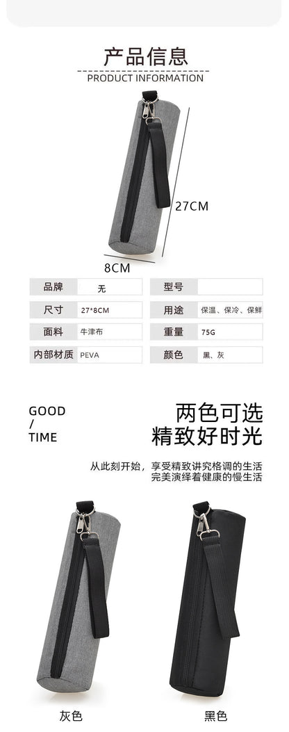 Cross-border Heat Preservation Cold Portable Drink Water Cup Coke Canned Beer Zipper Box Hand Storage Bag