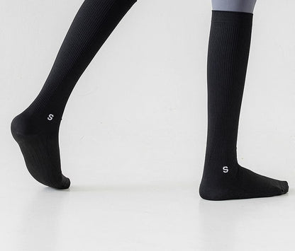 Compression socks sports compression calf socks professional rope skipping running women's socks summer fitness stockings non-slip yoga socks
