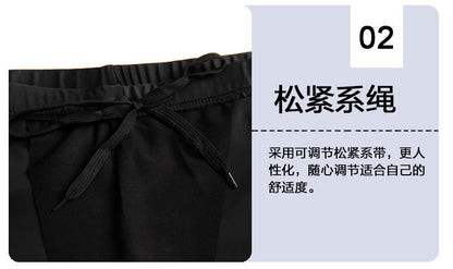 Swimming Trunks Five-Point Men's Professional Swimsuit Boxer Shorts Imitation Sharkskin Adult Large Size Hot Spring Swimming Suit