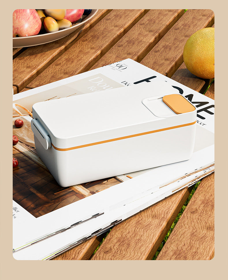 Cross-border Explosions Heating Insulation Lunch Box Rechargeable Office Student Bento Box Wireless Water-free Electric Heating Lunch Box