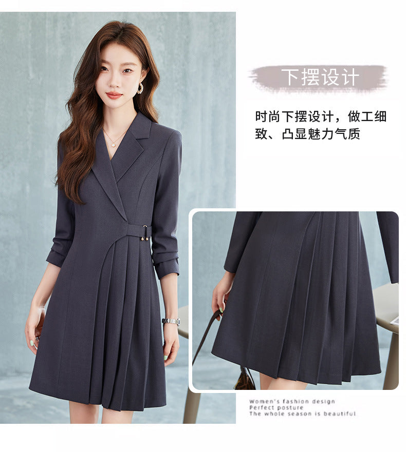 Gao Ding Light Luxury Suit dress Women's 2024 New Business Wear Business Commuter Gold Store Sales Department Work Clothes