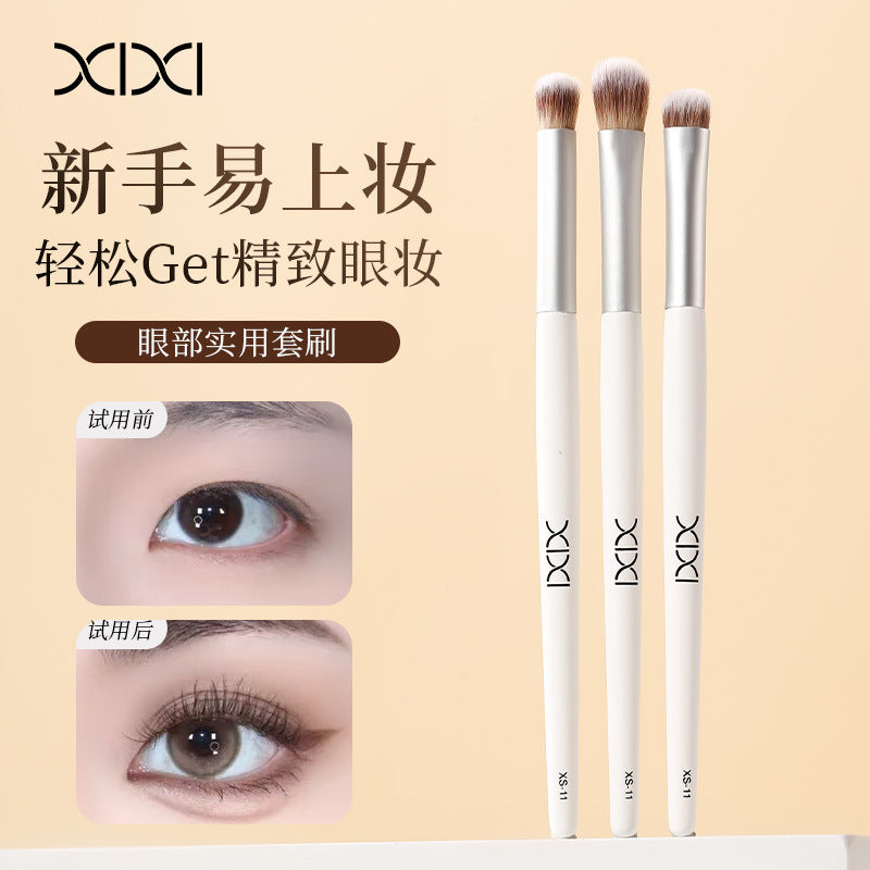 Beauty Makeup Tool xixi Eye Makeup Brush 3 Pack Outline Easy to Sizzle Skin Novice Portable Makeup Tool