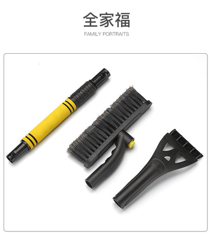 Car Snow Shovel, Three-In-One Telescopic Snow Shovel, Snow Brush for Car, Ice Scraper, Snow Scraper Board