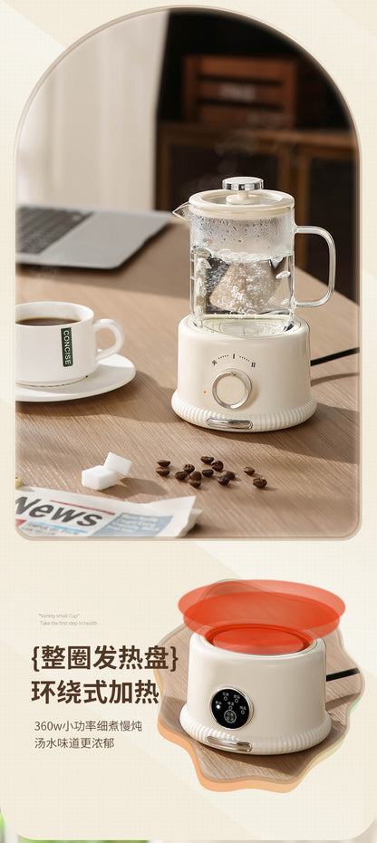 Factory Direct Sales Gift All-Glass Multi-Functional Home Small Office Mini Health Pot Health Cup Boiling Cup