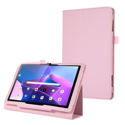 Suitable for Lenovo M10 three generation TB328 tablet computer litchi pattern full edge protective cover