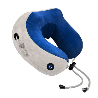 Household Massage U-shaped Pillow Memory Foam Portable Car Travel Electric Neck Cervical Massager U-shaped Massage Pillow