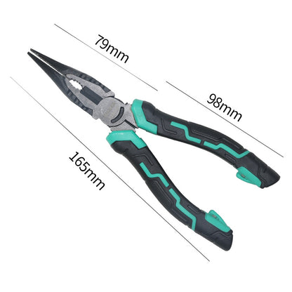 Multifunctional wire stripping pliers pointed mouth miter pliers 8 inch vice electrical wire stripping pliers eccentric labor-saving and durable