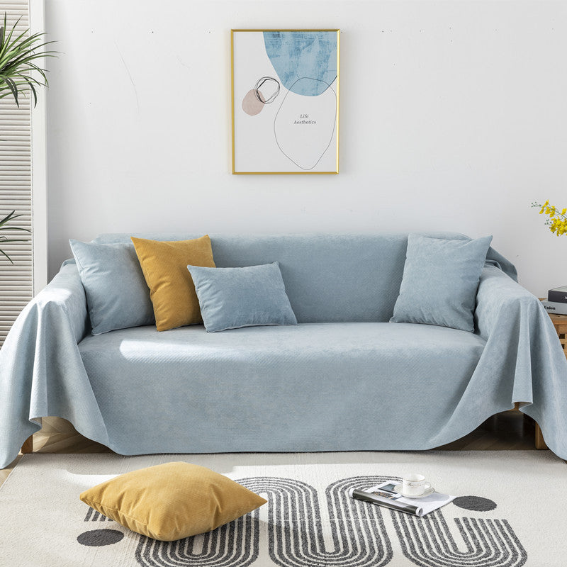 Four Seasons Universal Waterproof Sofa Towel Urine-proof Cat-scratch-proof Sofa Cover Cloth Towel Chenille Non-slip Non-sticky Sofa Cover