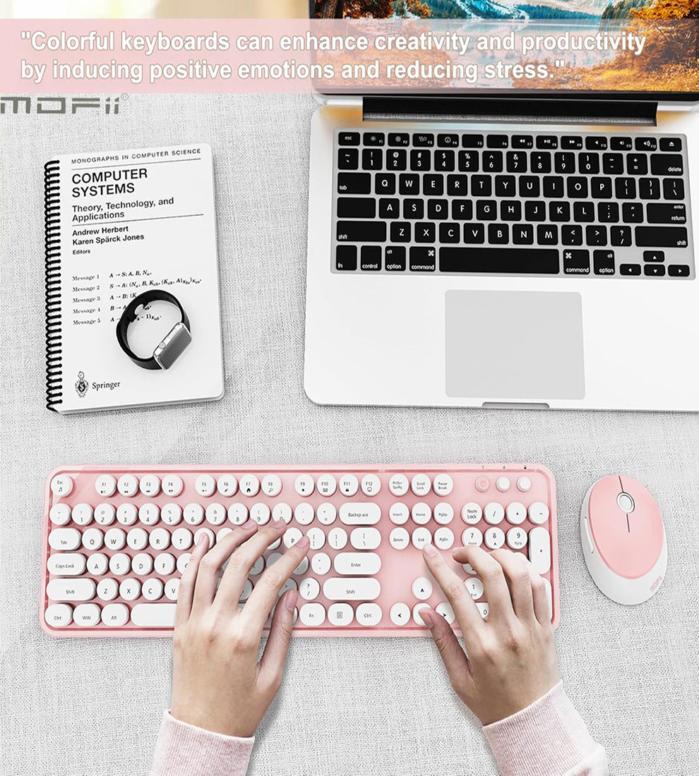 MOFII Skyscraper Hand 2.4G Wireless Keyboard Mouse Laptop Office Wireless Keyboard Mouse suit