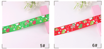 Cross-border Special Ribbon Wedding Christmas Packaging Ribbon Wholesale Exquisite Ribbon Gift Colorfulful Christmas Ribbon