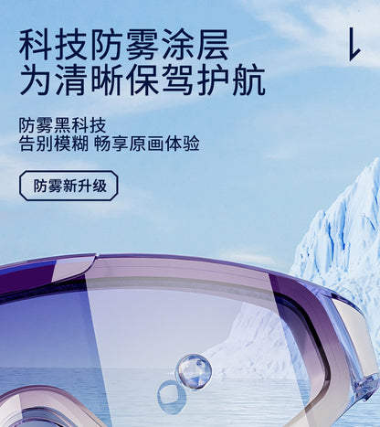 Factory wholesale large frame adult gradient plating swimming goggles waterproof anti-fog HD large field of view swimming goggles unisex