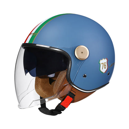 3c certified motorcycle helmet electric car helmet Harley universal battery car Four Seasons universal personality half helmet