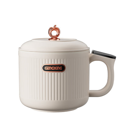Light Sugar Rice Cooker Ceramic Glaze Non-stick Mini Electric Cooking Pot for Cooking Rice Dormitory Household Cooking Noodles Rice Soup Separating Rice Cooker