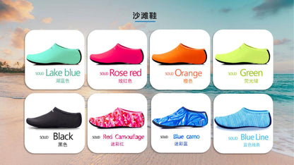 Cartoon Children's Beach Shoes Hard Sole Wading Shoes Diving Equipment Snorkeling Shoes and Socks Barefoot Swimming Shoes Diving Socks Quick-drying
