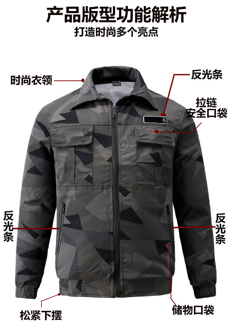 Summer Cooling Air-Conditioned Clothing for Men, Refrigeration Clothing with Fan, Welding Site Heatstroke Prevention Labor Protection Work Clothes