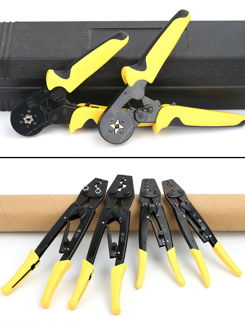 Persian crimping pliers crimping pliers cold pressing pliers wiring terminal pliers squeezing pliers ratchet type insulated terminal spring