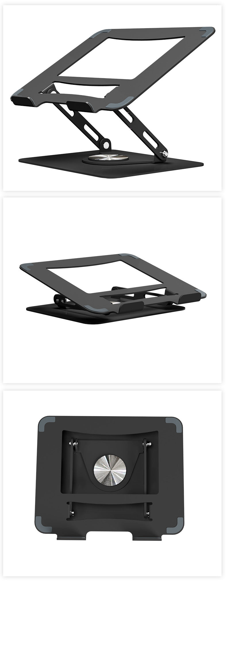Cross-border Laptop Cooling Computer Bracket Foldable Lifting Multi-function Rotatable Portable Computer Bracket