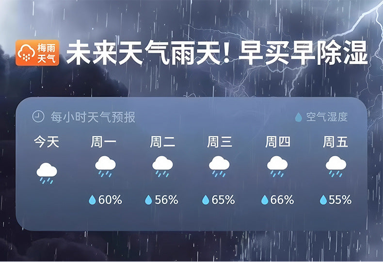Factory Direct Dehumidifier for Home Bedroom, Small Silent Dehumidifier for Humid Weather, Air Purification, Dehumidification, and Moisture Absorption